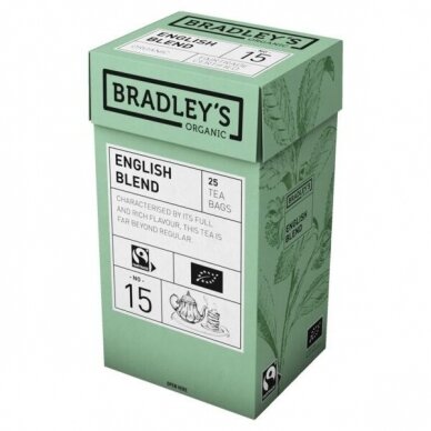 Juodoji arbata Bradley's English Blend 25 vnt. maišelių