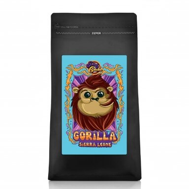 Ceremoninė kakava PLUS CACAO Gorilla Sierra Leone, 200g