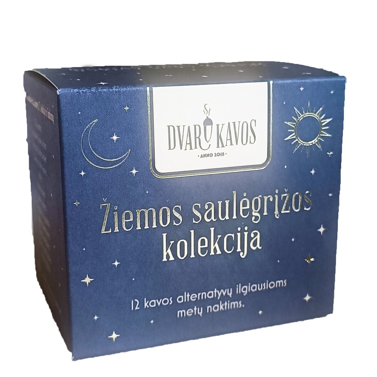 Dvaro Kavos Žiemos saulėgrįžos kolekcija, 12 x 3 g Dvaro Kavos Žiemos saulėgrįžos kolekcija, 12 x 3 g