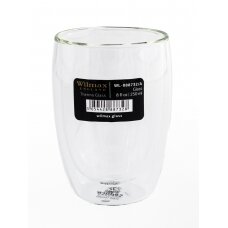 Dvigubo stiklo stiklinės Wilmax 250 ml 1 vnt.