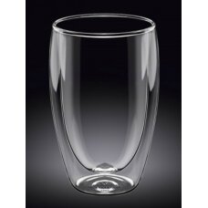 Dvigubo stiklo stiklinės Wilmax 400 ml 1 vnt.