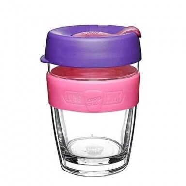 Dvigubų sienelių puodelis KeepCup Longplay BLOOM, 340 ml
