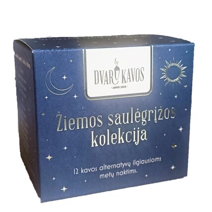 Dvaro Kavos Žiemos saulėgrįžos kolekcija, 12 x 3 g Dvaro Kavos Žiemos saulėgrįžos kolekcija, 12 x 3 g