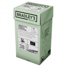 Žalioji arbata Bradley's Sencha ir Matcha 25 vnt. maišelių