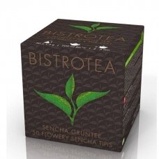 Žalioji arbata BistroTea „Sencha su rugiagėlėmis“ 50 vnt. maišelių