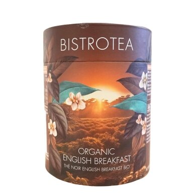 Ekologiška biri juodoji arbata Bistrotea English breakfast, 150 g.