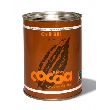 Ekologiška kakava Becks Cacao “Chill Bill” 250 g.