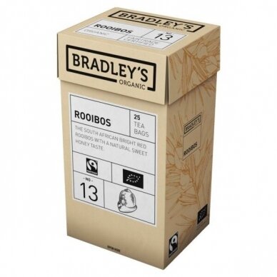 Ekologiška arbata Bradley's Rooibos 25 vnt. maišelių
