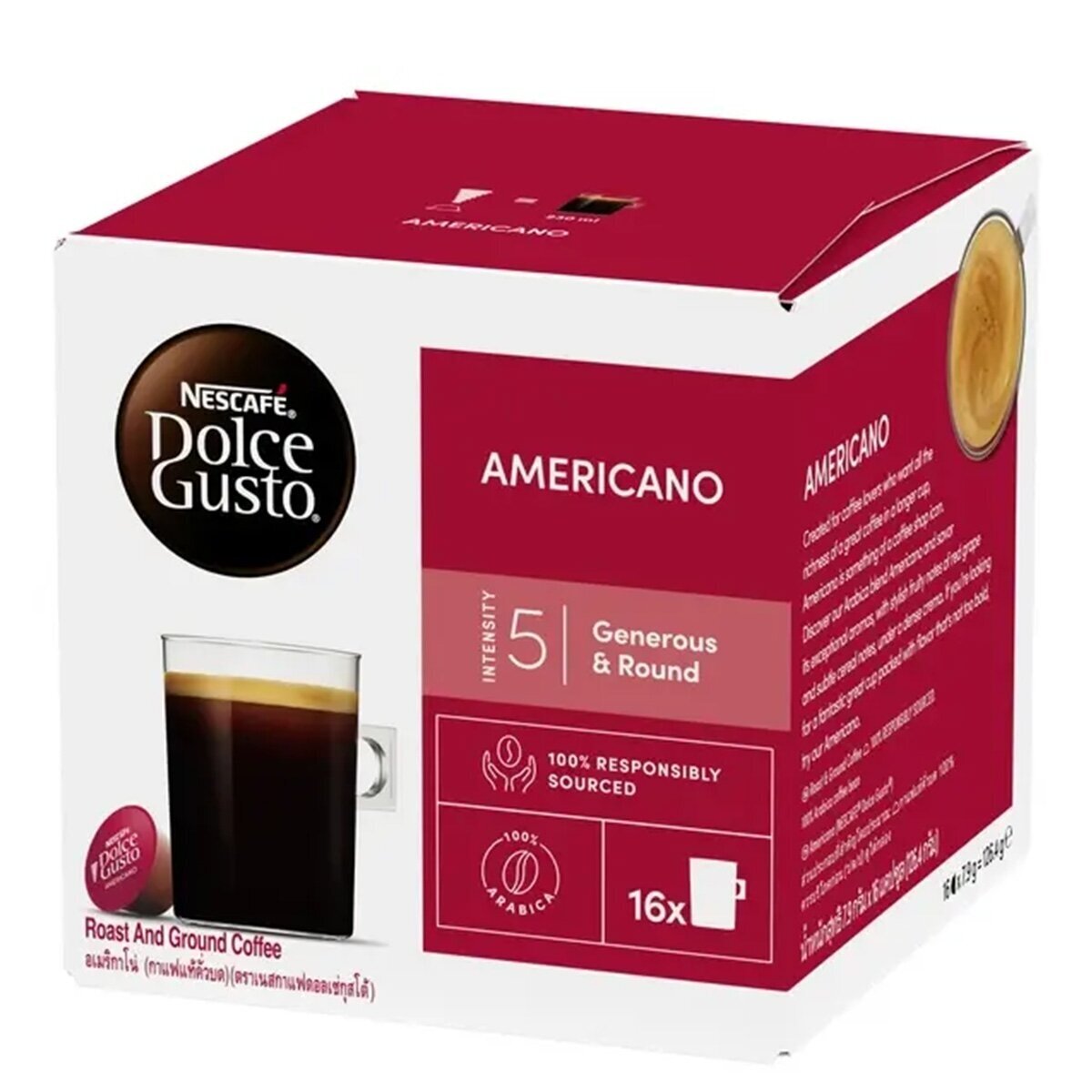 Kavos kapsulės Nescafe Dolce Gusto Americano Kavos kapsulės Nescafe Dolce Gusto Americano