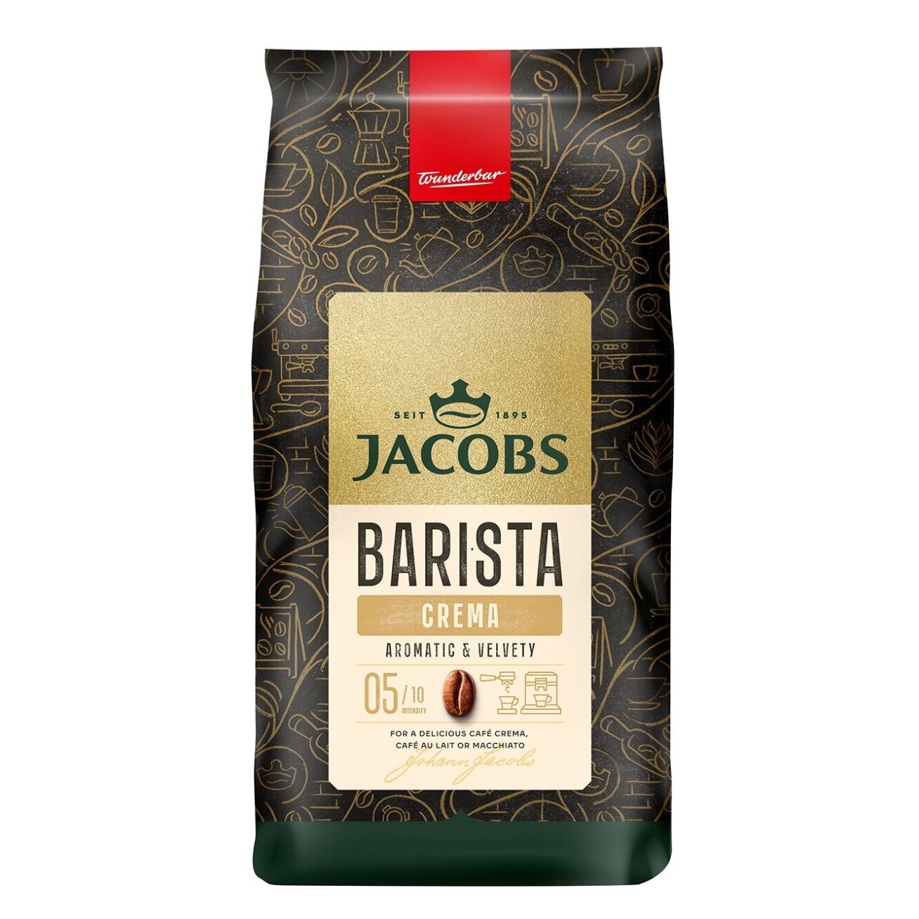 Kavos pupelės JACOBS BARISTA CREMA, 1 kg (geriausia iki 2026 10 29) Kavos pupelės JACOBS BARISTA CREMA, 1 kg (geriausia iki 2026 10 29)