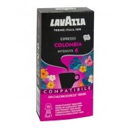 Kavos kapsulės, tinkančios Nespresso kavos aparatams Lavazza Colombia 10 vnt.