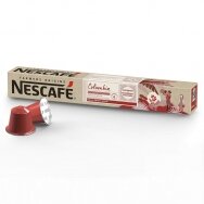 Kavos kapsulės be kofeino tinkančios Nespresso kavos aparatams NESCAFÉ® Colombia Decaffeinato 10 vnt.