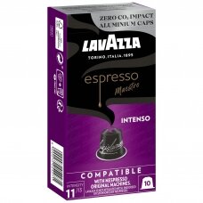 Kavos kapsulės, tinkančios Nespresso kavos aparatams Lavazza Espresso Maestro Intenso 10 vnt.