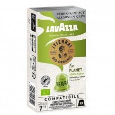 Kavos kapsulės, tinkančios Nespresso kavos aparatams Lavazza "Tierra Bio Organic" 10vnt.