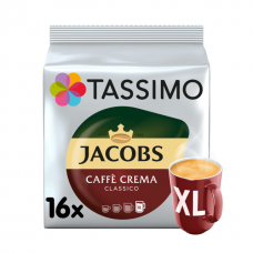 Kavos kapsulės Jacobs Tassimo Caffe Crema Classico XL 16 kap.