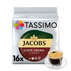 Kavos kapsulės Jacobs Tassimo Caffe Crema Classico 16 kap.