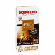 Kavos kapsulės, tinkančios Nespresso kavos aparatams Kimbo Barista 10 vnt.