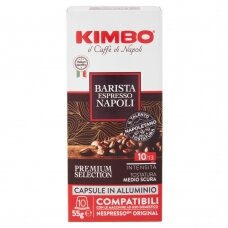 Kavos kapsulės, tinkančios Nespresso kavos aparatams Kimbo "Barista Napoli" 10vnt.