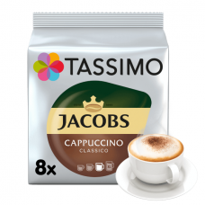 Kavos kapsulės Jacobs Tassimo Cappuccino Classico 16 kap.