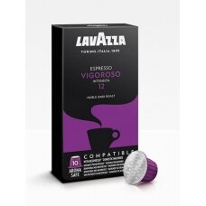 Kavos kapsulės, tinkančios Nespresso kavos aparatams Lavazza "Vigoroso" 10vnt.