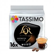 Kavos kapsulės L'OR Tassimo Espresso Ristretto 16 kap.