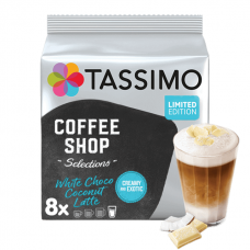 Kavos kapsulės Tassimo Coffee Shop Selections White Choco Coconut Latte 16 kap.