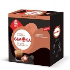 Kavos kapsulės, tinkančios Nespresso kavos aparatams Gimoka Espresso Classico 50 vnt.