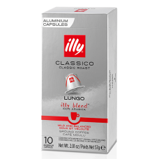 Kavos kapsulės tinkančios Nespresso kavos aparatams Illy "Lungo" 10vnt.