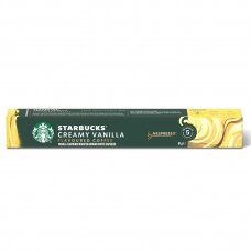 Kavos kapsulės, tinkančios Nespresso kavos aparatams Starbucks Creamy Vanilla 10 vnt.
