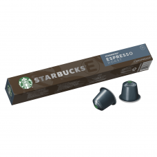 Kavos kapsulės, tinkančios Nespresso kavos aparatams Starbucks Espresso Roast 10 vnt.