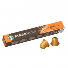 Kavos kapsulės, tinkančios Nespresso kavos aparatams Starbucks Smooth Caramel 10 vnt.
