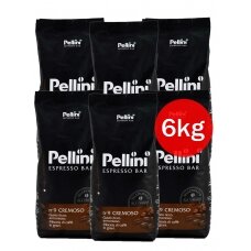 Kavos pupelės Pellini "Espresso Bar Cremoso" 6kg.