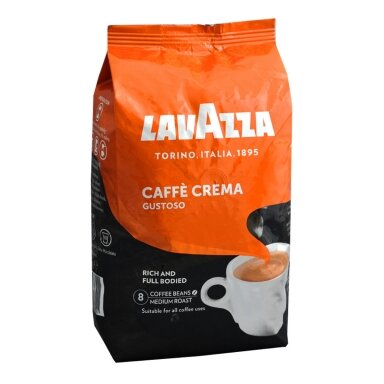 Kavos pupelės Lavazza Gustoso Caffe Crema, 1 kg