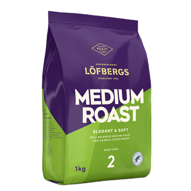 Kavos Pupelės Lofbergs Medium Roast, 1 kg