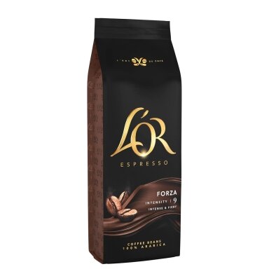 Kavos pupelės L'OR Forza, 1 kg