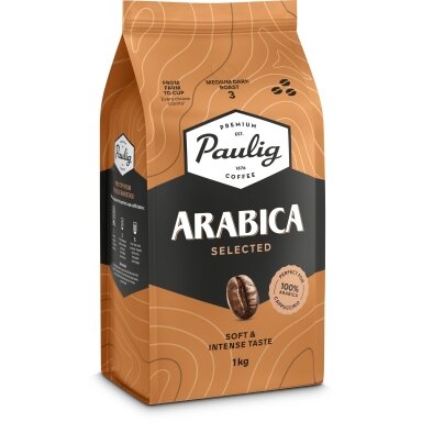 Kavos pupelės Paulig Arabica Selected, 1 kg