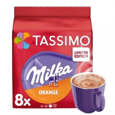 Karštas šokoladas Milka Tassimo Choco Orange 8 kap.