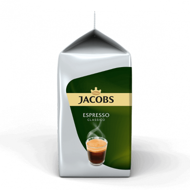 Kavos kapsulės Jacobs Tassimo "Espresso Classico" 16 kap.