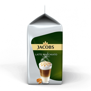 Kavos kapsulės Jacobs Tassimo Latte Macchiato Caramel 16 kap. 2