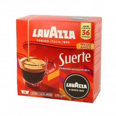 Kavos kapsulės Lavazza A Modo Mio "Suerte" 36vnt.