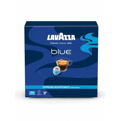 Kavos kapsulės Lavazza Blue Espresso Decaffeinato 100% Arabica 100 vnt. 1