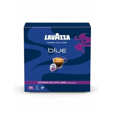 Kavos kapsulės Lavazza Blue "Espresso Delicato Lungo 100% Arabica" 100vnt. 1