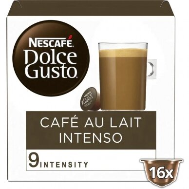 Kavos kapsulės NESCAFÉ Dolce Gusto "Cafe Au Lait Intenso" 1