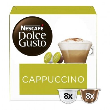 Kavos kapsulės NESCAFÉ Dolce Gusto Cappuccino 1