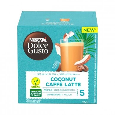 Kavos kapsulės NESCAFÉ Dolce Gusto "Coconut Cafe Latte"