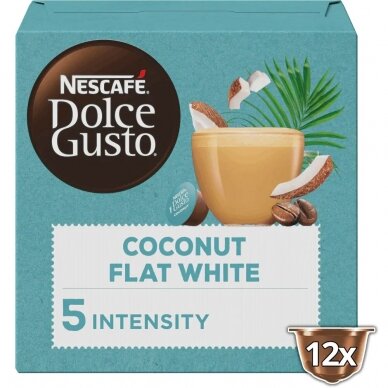 Kavos kapsulės NESCAFÉ Dolce Gusto Coconut Cafe Latte 1