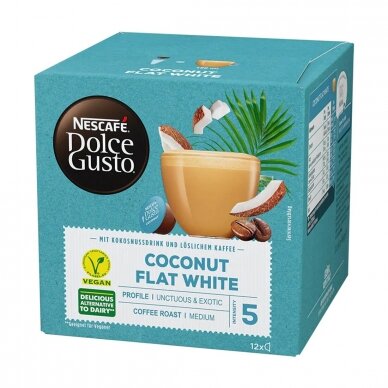 Kavos kapsulės NESCAFÉ Dolce Gusto Coconut Cafe Latte 2