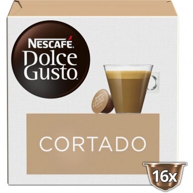 Kavos kapsulės NESCAFÉ Dolce Gusto "Cortado" 1