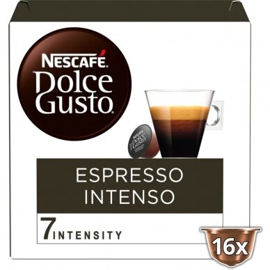 Kavos kapsulės NESCAFÉ Dolce Gusto "Espresso intenso" 1