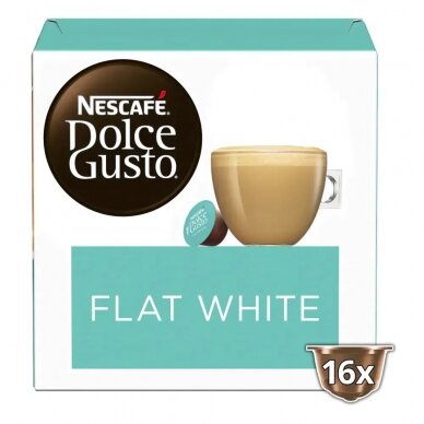 Kavos kapsulės NESCAFÉ Dolce Gusto "Flat White" 1